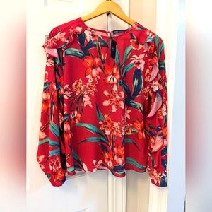 Marks & Spencer's NWT Long Sleeve Floral Top - Medium